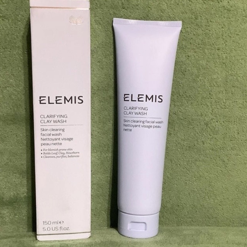 ELEMIS Clarifying Clay Wash Skin Clearing Facial Wash 150ml/5oz Full Size - New